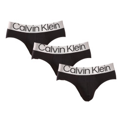 3PACK muške slip gaće Calvin Klein crno (NB3129A-7V1)