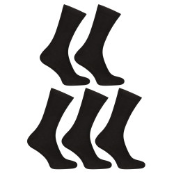 5PACK čarape Nedeto visoki bambus crn (5PBV01)