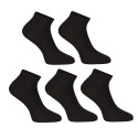 5PACK čarape Nedeto niska bambus crna (5PBN01)