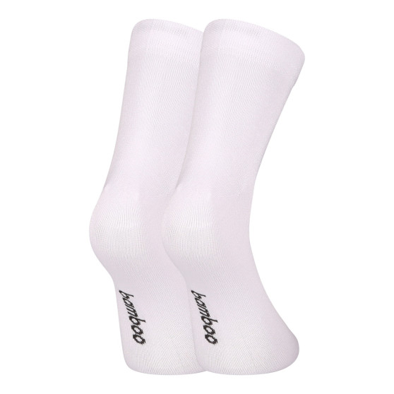 3PACK čarape Nedeto gležanj bambus bijeli (3PBK02)