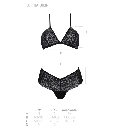 Ženski komplet Passion crno (Kerria bikini)