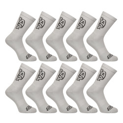 10PACK čarape Styx visoka siva (10HV1062)