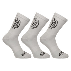 3PACK čarape Styx visoka siva (3HV1062)