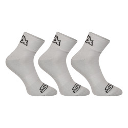 3PACK čarape Styx gležanj siva (3HK1062)