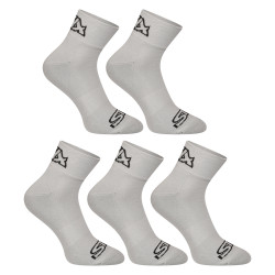 5PACK čarape Styx gležanj siva (5HK1062)