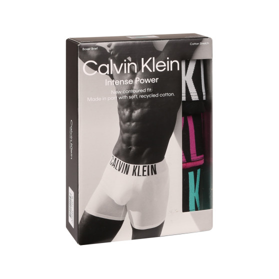 3PACK muške bokserice Calvin Klein višebojan (NB3609A-LXP)