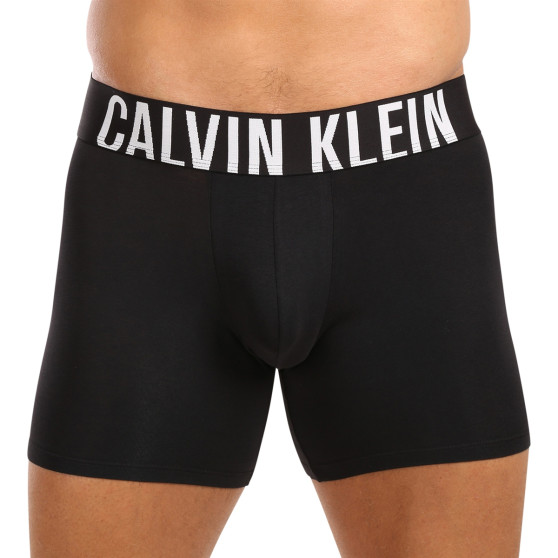 3PACK muške bokserice Calvin Klein crno (NB3609A-LXT)