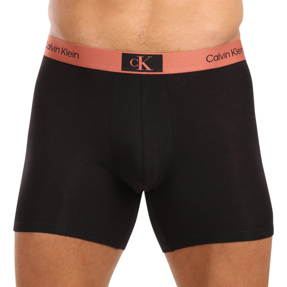 3PACK muške bokserice Calvin Klein crno (NB3529A-MTF)