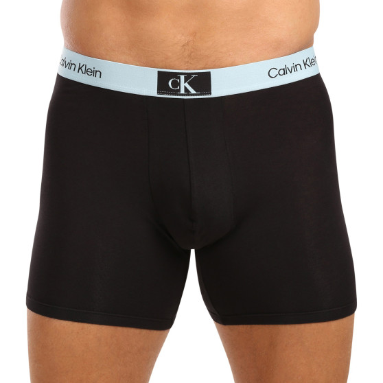 3PACK muške bokserice Calvin Klein crno (NB3529A-MTF)