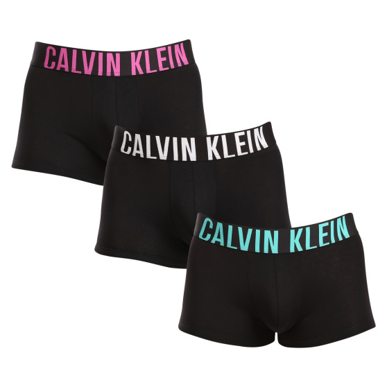 3PACK muške bokserice Calvin Klein crno (NB3608A-LXR)