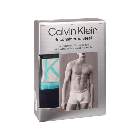 3PACK muške bokserice Calvin Klein višebojan (NB3130A-N2M)