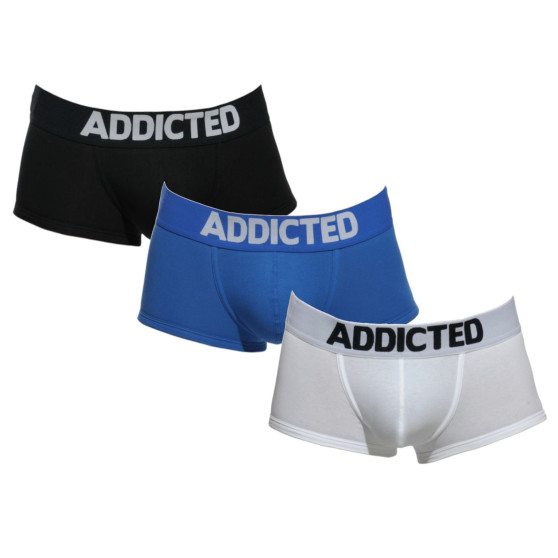 3PACK muške bokserice Addicted raznobojne (AD421P-3COL)