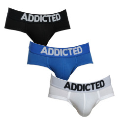 3PACK muške gaćice Addicted raznobojne (AD420P-3COL)