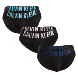 3PACK muške slip gaće Calvin Klein crno (NB3607A-LXT)
