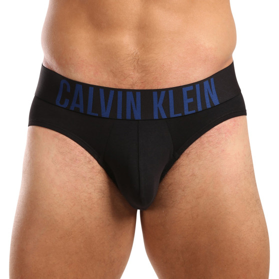 3PACK muške slip gaće Calvin Klein crno (NB3607A-LXT)