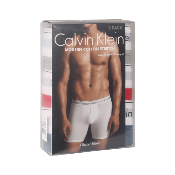 3PACK muške bokserice Calvin Klein višebojan (NB2381A-N2I)