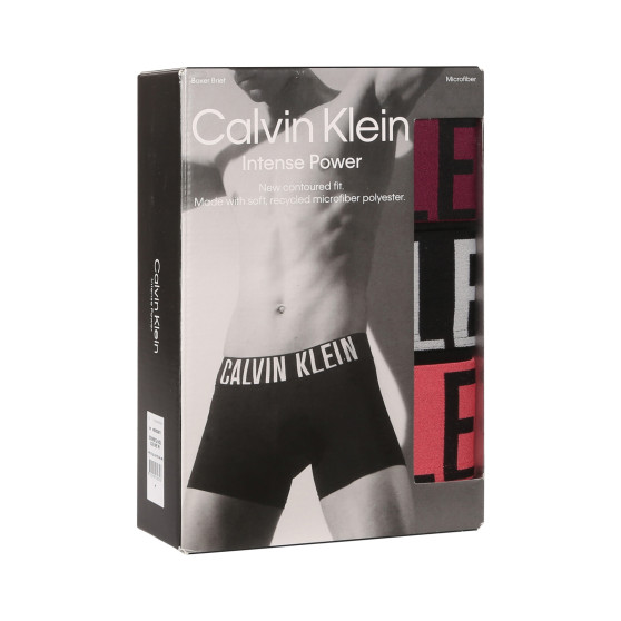 3PACK muške bokserice Calvin Klein crno (NB3612A-MDL)