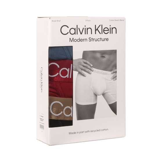 3PACK muške bokserice Calvin Klein višebojan (NB2971A-MCI)