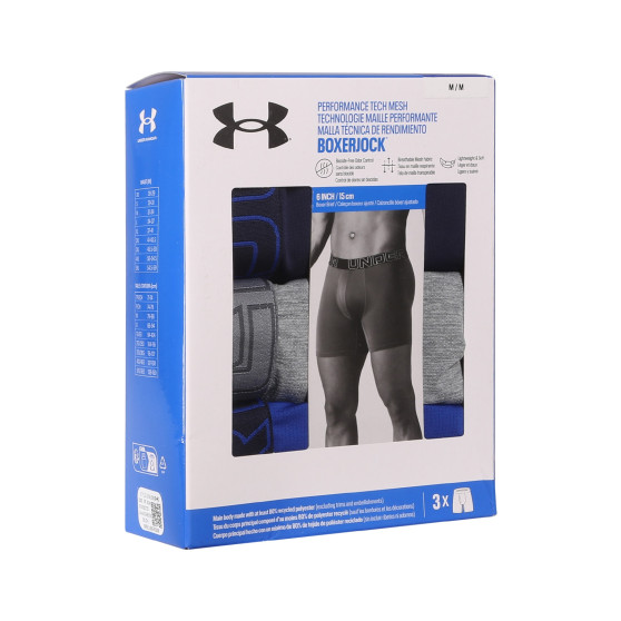 3PACK muške bokserice Under Armour višebojan (1383884 410)