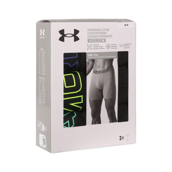 3PACK muške bokserice Under Armour višebojan (1383889 002)