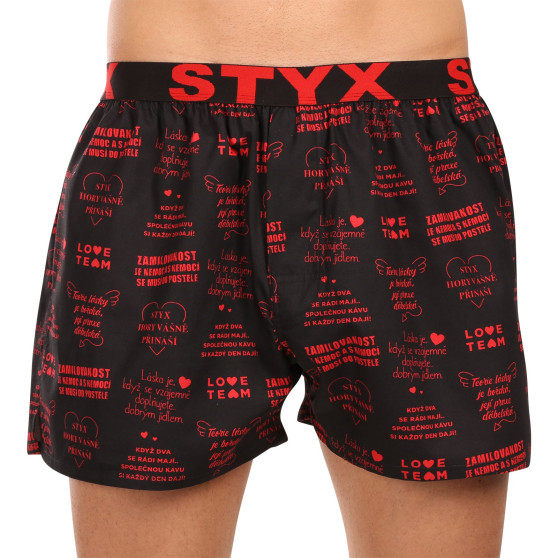 5PACK muške bokserice Styx umjetnost sportska guma raznobojna (5B1183789)