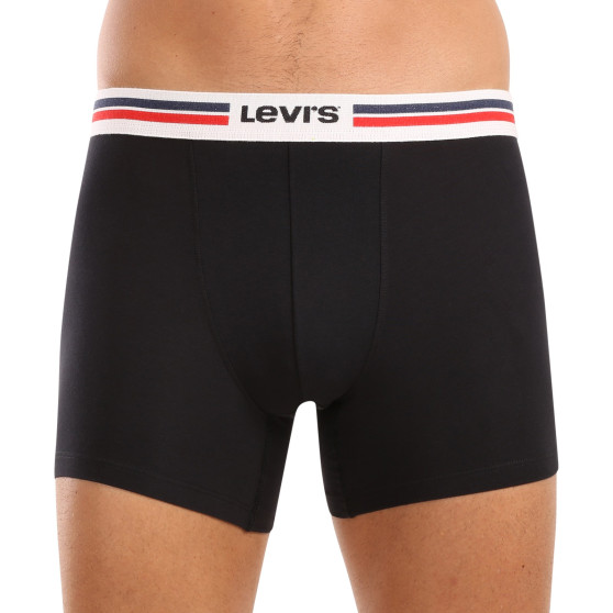 4PACK muške bokserice Levis crno (701224292 001)