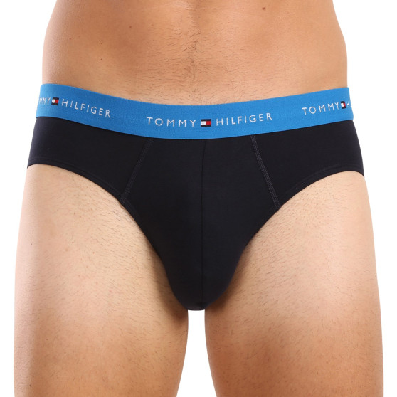 3PACK muške slip gaće Tommy Hilfiger tamno plava (UM0UM02904 0VZ)