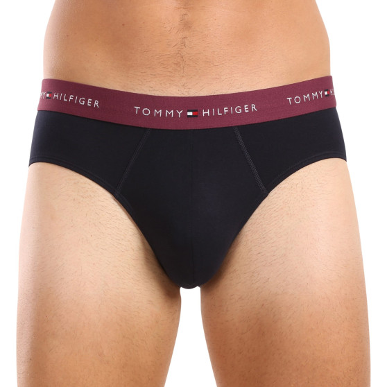 3PACK muške slip gaće Tommy Hilfiger tamno plava (UM0UM02904 0VZ)