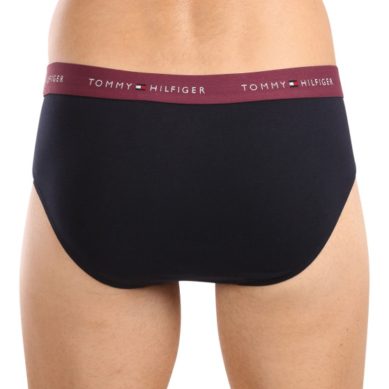 3PACK muške slip gaće Tommy Hilfiger tamno plava (UM0UM02904 0VZ)