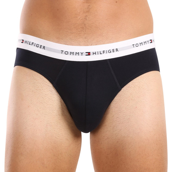 3PACK muške slip gaće Tommy Hilfiger tamno plava (UM0UM02904 0VZ)