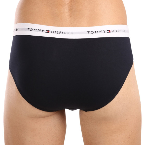 3PACK muške slip gaće Tommy Hilfiger tamno plava (UM0UM02904 0VZ)