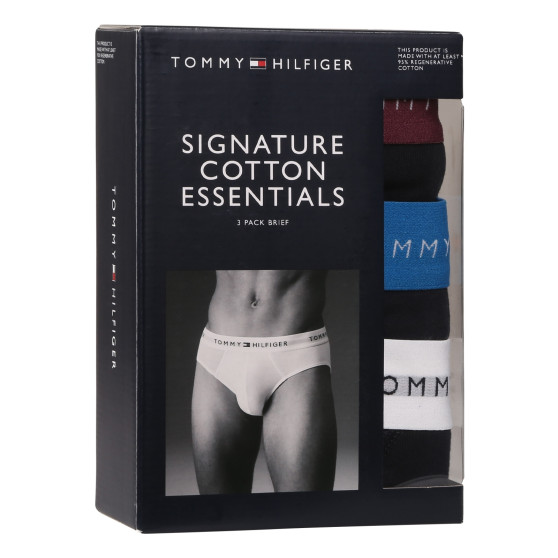 3PACK muške slip gaće Tommy Hilfiger tamno plava (UM0UM02904 0VZ)