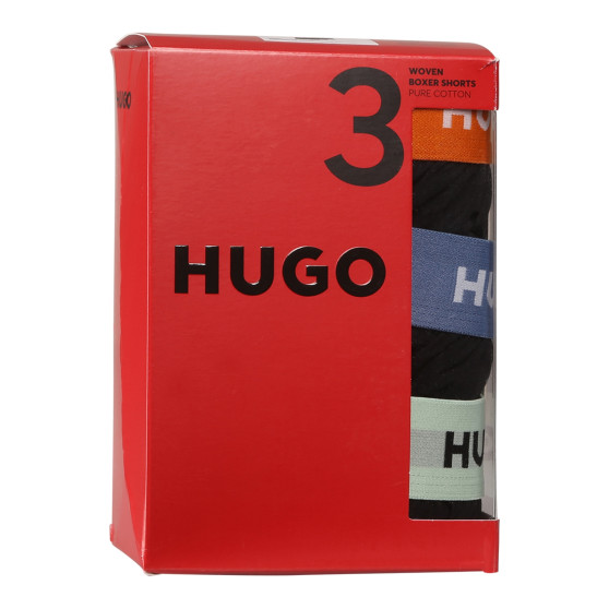 3PACK muške bokserice HUGO crno (50518079 961)