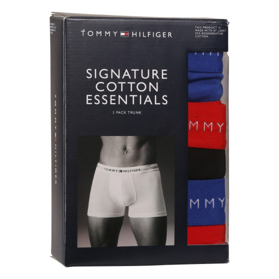 3PACK muške bokserice Tommy Hilfiger višebojan (UM0UM03438 0WH)