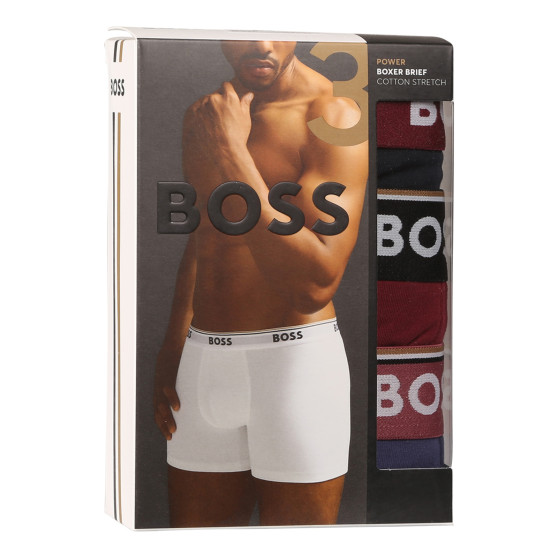 3PACK muške bokserice BOSS višebojan (50517828 984)