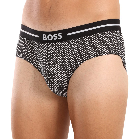 3PACK muške slip gaće BOSS crno (50510679 001)