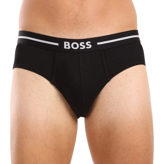 3PACK muške slip gaće BOSS crno (50510679 001)