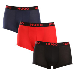 3PACK muške bokserice HUGO višebojan (50496723 982)