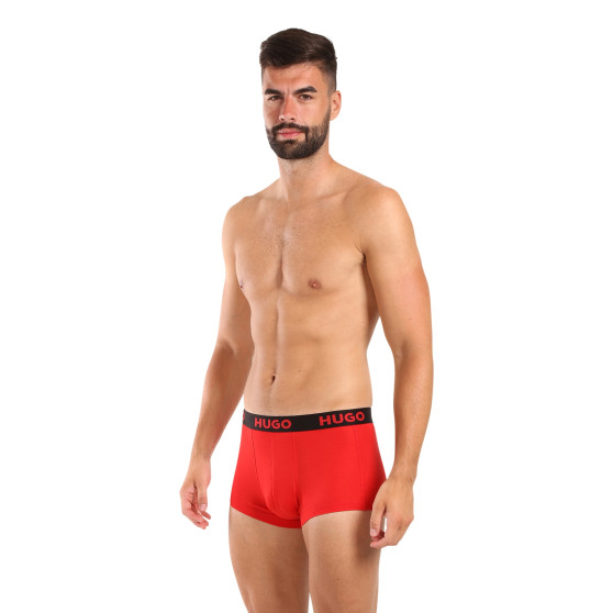 3PACK muške bokserice HUGO višebojan (50496723 982)