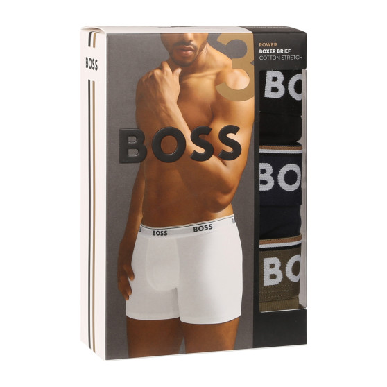 3PACK muške bokserice BOSS višebojan (50517828 983)