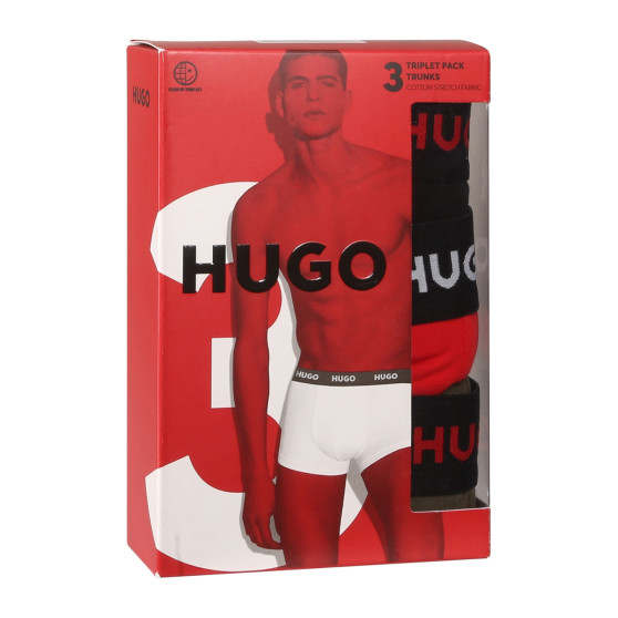 3PACK muške bokserice HUGO višebojan (50517878 964)