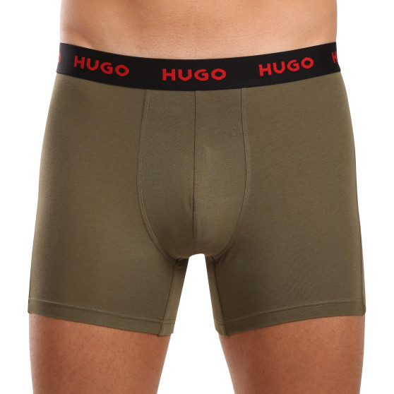 3PACK muške bokserice HUGO višebojan (50517887 978)