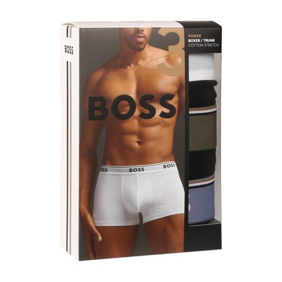 3PACK muške bokserice BOSS crno (50517827 980)