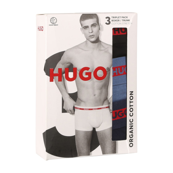 3PACK muške bokserice HUGO višebojan (50517883 970)