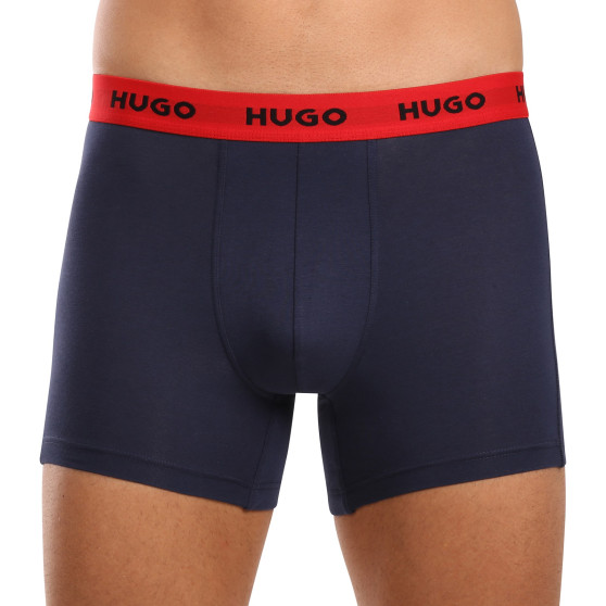 3PACK muške bokserice HUGO višebojan (50517887 979)