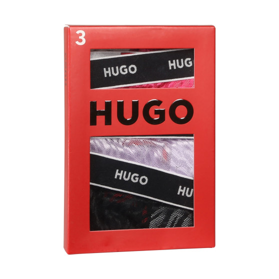 3PACK ženske tange HUGO višebojan (50480150 981)