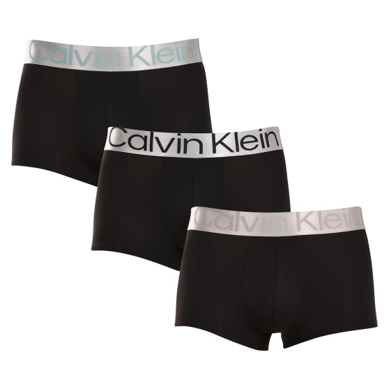 3PACK muške bokserice Calvin Klein crno (NB3074A-QTE)