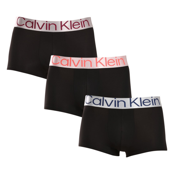 3PACK muške bokserice Calvin Klein crno (NB3074A-MJ3)