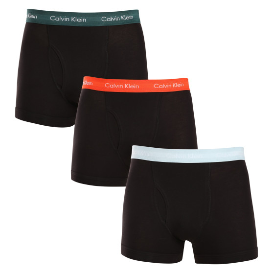 3PACK muške bokserice Calvin Klein crno (NB2615A-NLS)