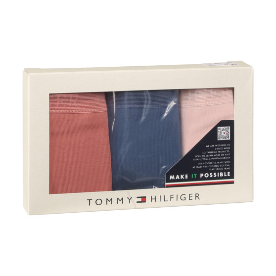 3PACK ženske tange Tommy Hilfiger višebojan (UW0UW04890 0U4)